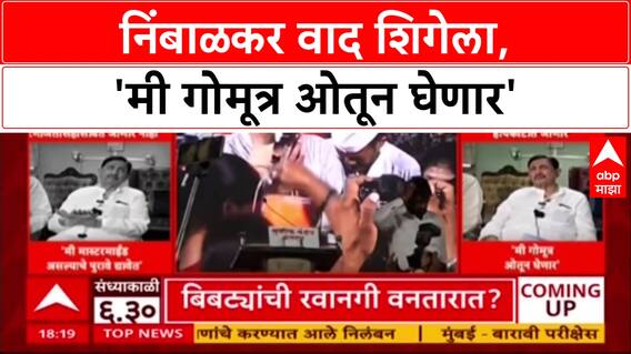 Phaltan Politics: 'मी गोमूत्र ओतून घेणार', दुग्धाभिषेकावरून Ramraje Nimbalkar रणजितसिंहांवर कडाडले