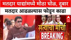 Satyacha Morcha Speech : मतदार याद्यांमधील घोळावरून घमासान, ठाकरे बंधूंचा हल्लाबोल