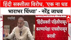 Three-Language Policy: '...एक ना धड भाराभर चिंध्या', Hindi सक्तीवर नरेंद्र जाधवांनी सुनावलं