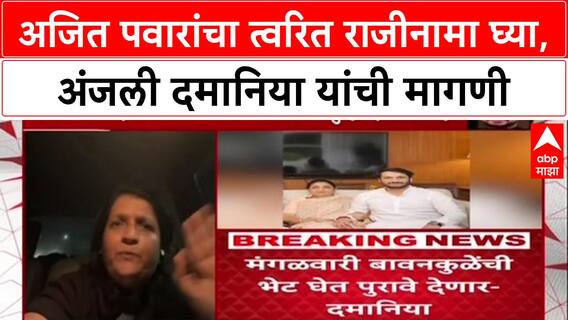 Parth pawar Land Scam : 'अजित पवारांचा राजीनामा घ्या', अंजली दमानियांचा घणाघात