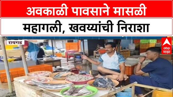 Weather Alert: 'सुरमई, पापलेट महागले', रायगडमध्ये अवकाळी पावसाचा फटका