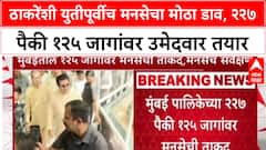 BMC Elections: ठाकरेंशी युतीपूर्वीच मनसेचा मोठा डाव, २२७ पैकी १२५ जागांवर उमेदवार तयार