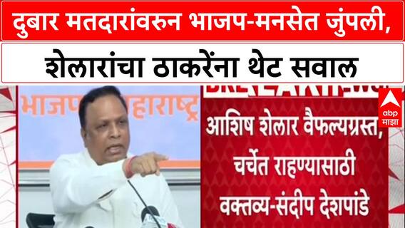 Duplicate Voters : 'तुम्हाला दुबार मतदार केवळ Hindu-मराठीच दिसतात का?', Ashish Shelar यांचा Raj Thackeray यांना सवाल.