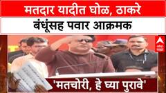 Satyacha Morcha: 'अॅनाकोंडाला कोंडावंच लागेल', मतदार याद्यांवरून Uddhav Thackeray सरकारवर बरसले