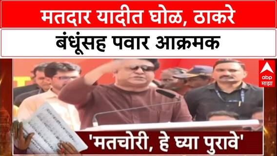 Satyacha Morcha: 'अॅनाकोंडाला कोंडावंच लागेल', मतदार याद्यांवरून Uddhav Thackeray सरकारवर बरसले