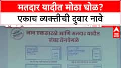 Voter List Fraud: मतदार यादीत मोठा घोळ? एकाच व्यक्तीची दुबार नावे