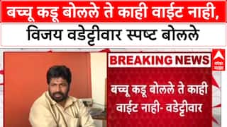 Vijay Waddettiwar On Bacchu Kadu : बच्चू कडू बोलले ते काही वाईट नाही, विजय वडेट्टीवार स्पष्ट बोलले