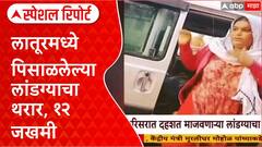 Latr News : Latur मध्ये संतप्त गावकऱ्यांनीच पिसाळलेल्या लांडग्याला ठेचून मारलं! Special Report