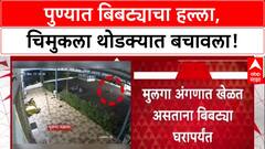 Leopard Attack: पुणे हादरलं! अंगणात खेळणाऱ्या चिमुकल्यावर बिबट्याचा हल्ला, थरार CCTV मध्ये कैद