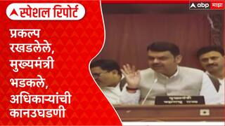 Devendra Fadnavis Agnry on Conratctor : प्रकल्प रखडलेले, मुख्यमंत्री भडकले Special Report