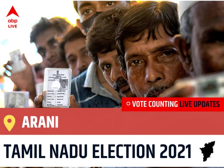 Arani Tamil Nadu Election 2021 Final Results LIVE:AIADMK Candidate S.RAMACHANDRAN wins from Arani, Details Inside Arani Tamil Nadu Election 2021 Results LIVE Updates Constituency Number 67 Tamil Nadu Assembly Election Vote Counting Results Leading Trailing Winners Name BJP, Congress, DMK, AIADMK Arani Arani Tamil Nadu Election 2021 Final Results LIVE:AIADMK Candidate S.RAMACHANDRAN wins from Arani, Details Inside