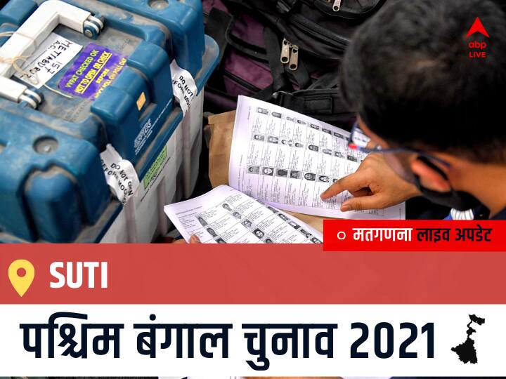 Suti Election 2021 Results LIVE Updates Constituency Number 57 West Bengal Election Vote Counting Results Leading Trailing Winners Name BJP, Congress, TMC-LEFT Suti Suti, West Bengal Election Final Results LIVE: TMC के EMANI BISWAS की हुई जीत, BJP के KOUSHIK DAS रहें दूसरे नंबर पर
