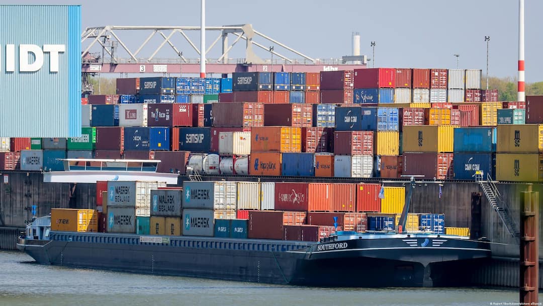 Germany Exports Hit Record As Industrial Output Rises For Third Month lina e left wing extremist coercive detention federal court justice Germany Exports Hit Record As Industrial Output Rises For Third Month