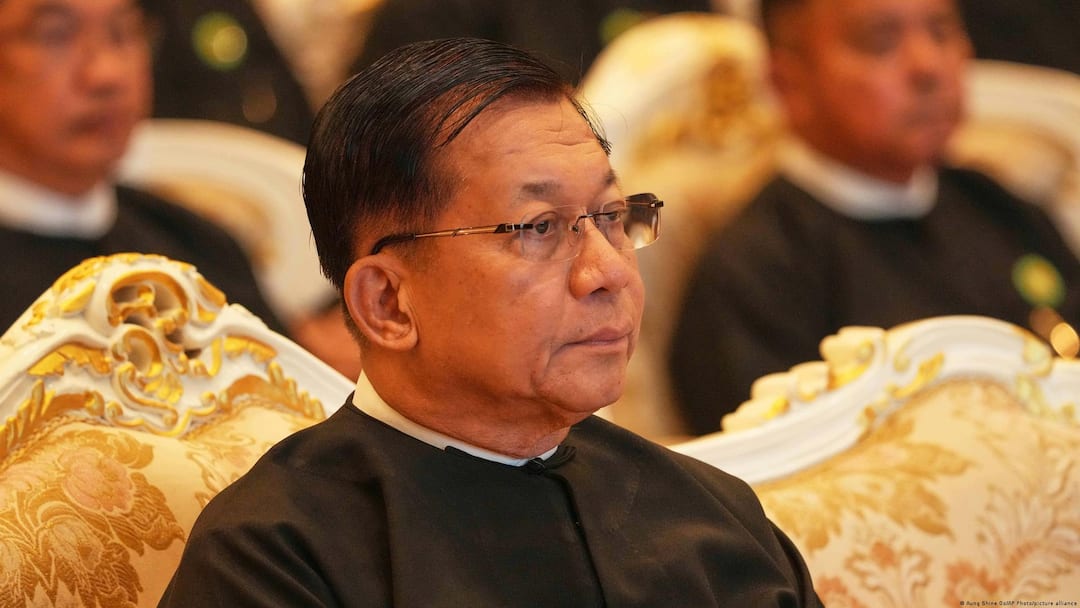 Myanmar Coup Leader Min Aung Hlaing Elected President Myanmar Min Aung Hlaing elected president amidst civil war Myanmar Coup Leader Min Aung Hlaing Elected President