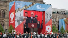 Putin Presides Over Scaled-Back Victory Day Parade At Red Square