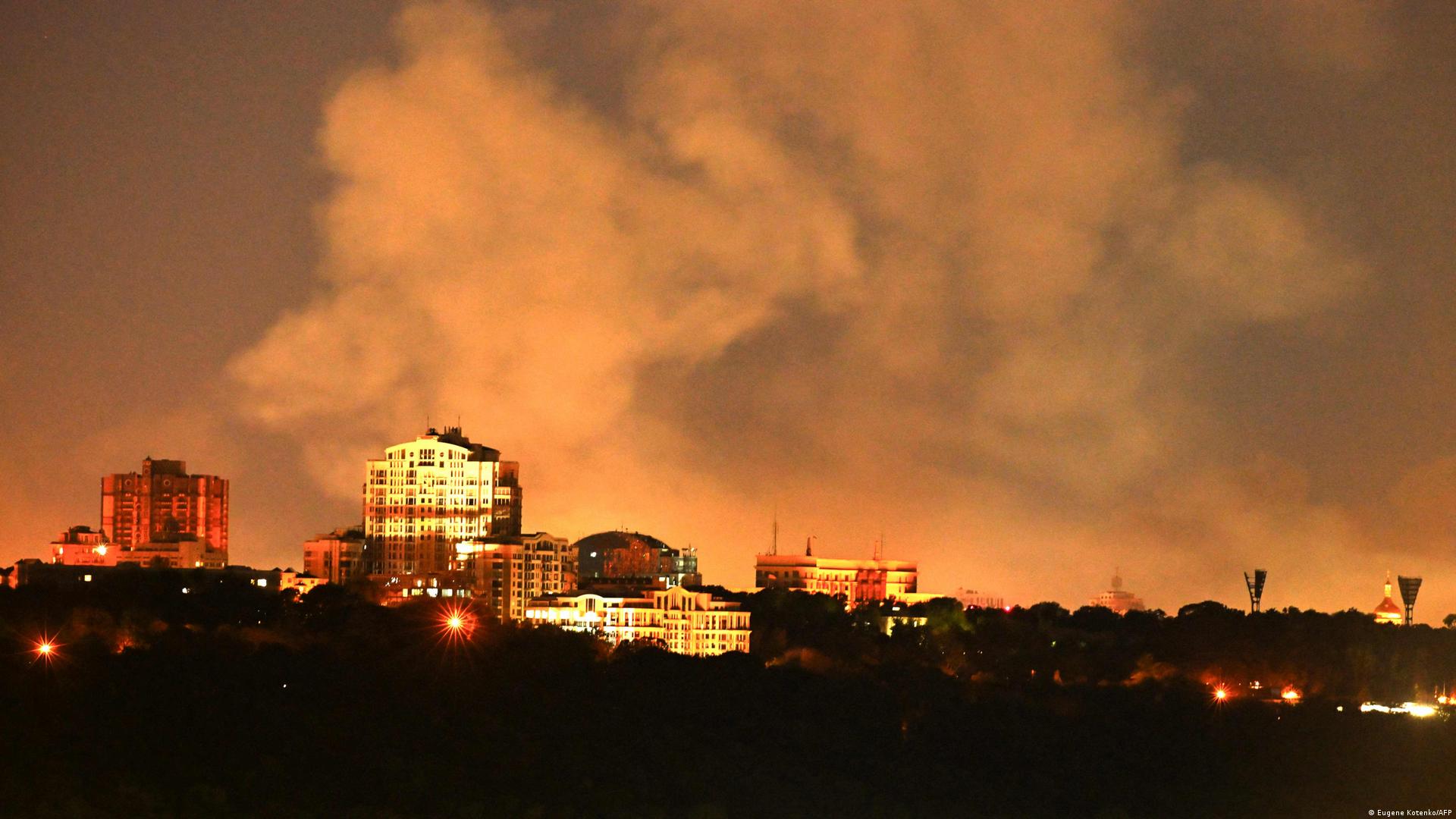 Russian Strikes On Kyiv Kill At Least 12, Injure More Than 30