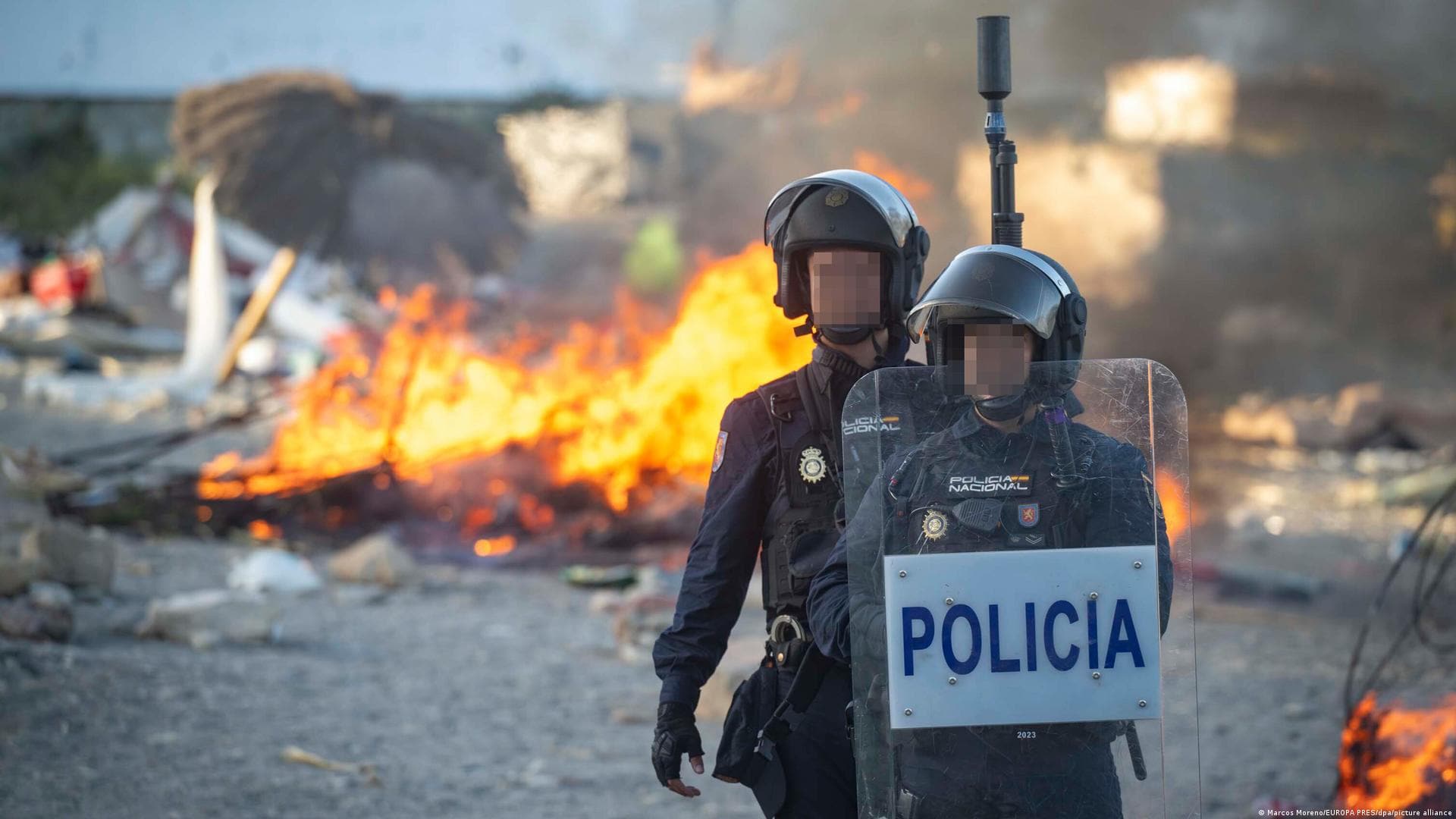 Ceuta Protests Erupt As Migrant Camp Set Ablaze, Police Clash With Demonstrators