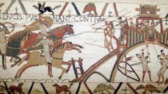 Bayeux Tapestry Comes To London As Macron Begins UK Visit