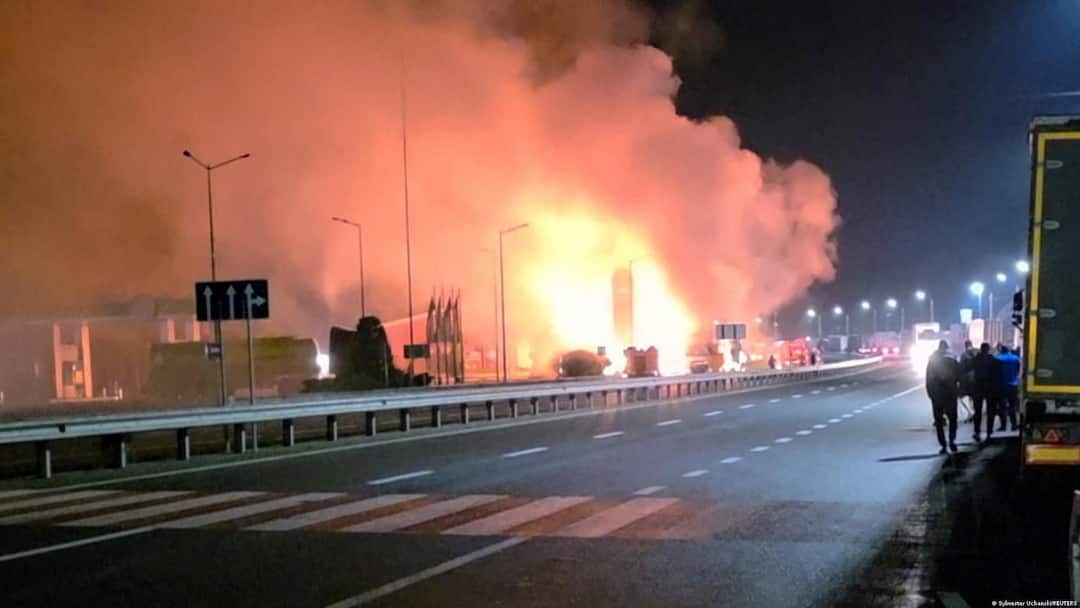 Photo: news.abplive.com Russia Strikes Warsaw-Bound Passenger Train Near Poland Border