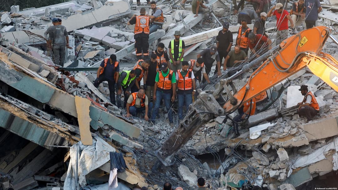 Gaza Building Collapse Leaves At Least 21 Dead