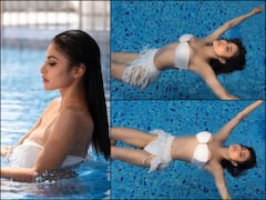 PICS: Mouni Roy Turns Up The Heat As She Takes A Dip In Pool; Surbhi Jyoti & Others Drop Hearts