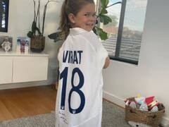 David Warner's Daughter Poses In Virat Kohli's 'Gifted Playing Jersey', Pic Goes Viral