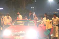 Shah Rukh Khan Snapped At Airport With Little AbRam To Drop His Daughter Suhana Khan