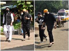 PICS: Producer Bunty Walia's Father's Funeral, Abhishek Bachchan Pays His Last Respect