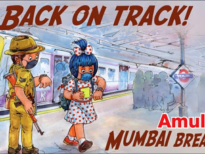 Back On Track': Amul Welcomes Passengers As Mumbai Local Trains Resume