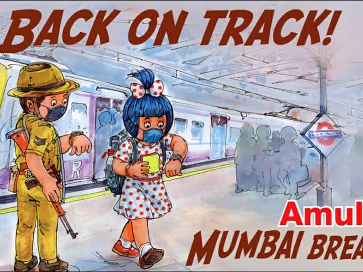 'Back On Track': Amul Welcomes Passengers As Mumbai Local Trains Resume 'Back On Track': Amul Welcomes Passengers As Mumbai Local Trains Resume