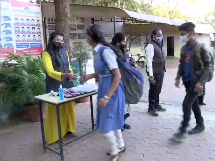 According to a TOI report, on 25 percent of students have received consent from their parents to attend school, Ahmedabad rural district education officer (DEO) Rakesh Vyas claimed. (Photo/ANI)