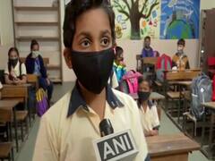 IN PICS: Visuals From Schools In Ahemdabad, Pune And Jammu As They Reopen For Certain Classes