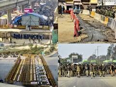 IN PICS | Delhi's Protest Sites Fortified To Prevent Any Further Violence Amid Farmers' Agitation