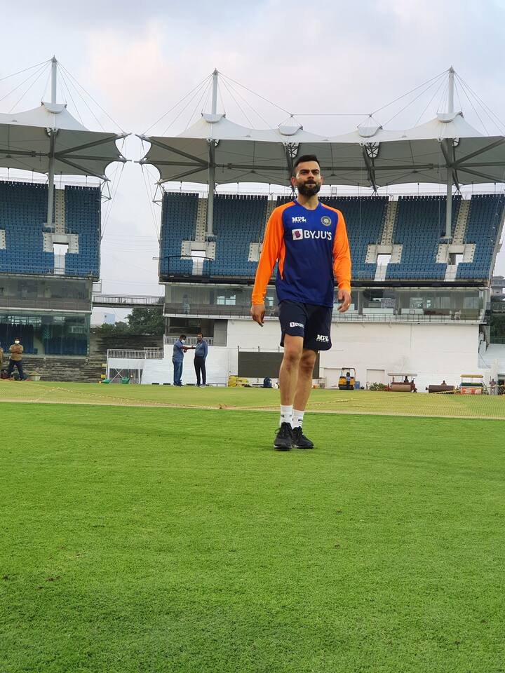 'King Kohli' has his eyes set on the prize! (Twitter/BCCI)