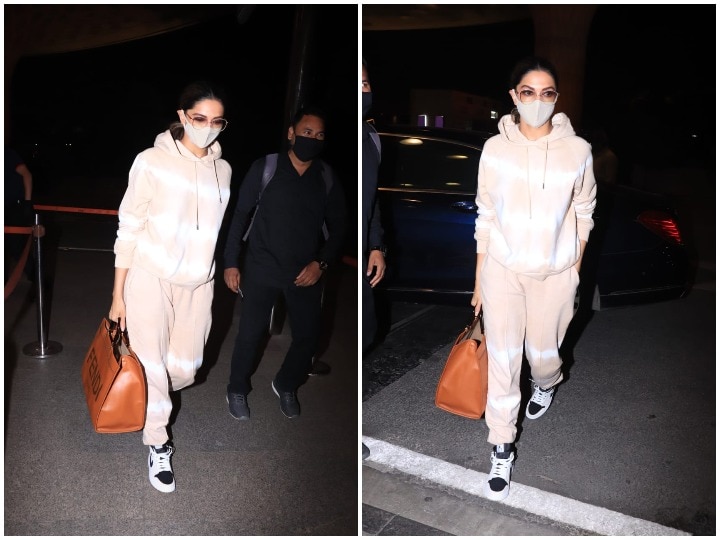 Deepika Padukone Fendi bag: Deepika Padukone completes her airport look  with a leather handbag that costs over Rs 2 lakh - see pics