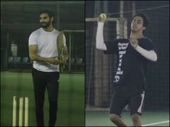 PICS: SRK's Son Aryan Khan Plays Cricket With Suniel Shetty's Son Ahan