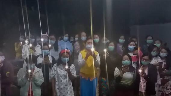 People of Myanmar protest against the coup | Panchnama