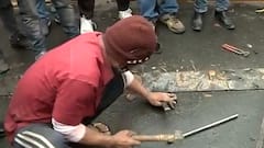 Nail barricading not removed only repositioned: Delhi police