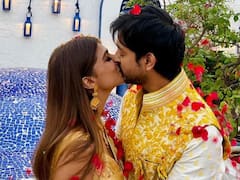 PIC: Newly Married Shaza Morani & Priyaank Sharma Share Passionate Lip Lock; Shraddha Kapoor Pens Heartfelt Post For Them