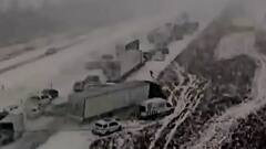USA: More than 40 vehicles collided in Iowa due to heavy snowfall
