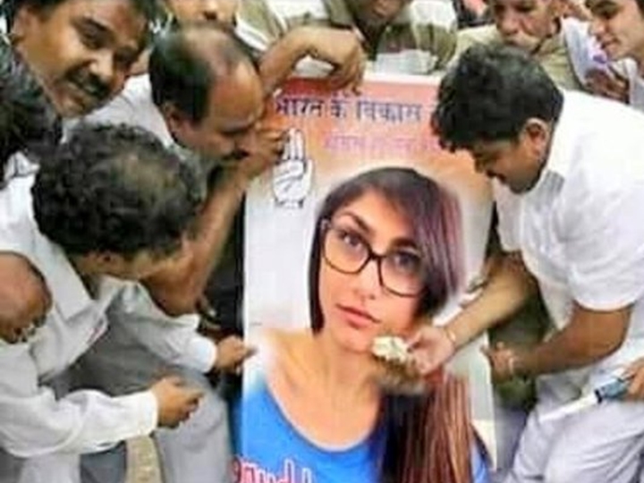 Fact Check Did Congress Members In Kerala Celebrate Mia Khalifa S Support For Farmers By Cutting Cake