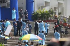 Amitabh Bachchan And Ajay Devgn Clicked Shooting For Their Upcoming Movie; See PICS