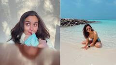 Alia in Maldives Photos: মলদ্বীপের সমুদ্রসৈকতে প্রিয় বন্ধুর সঙ্গে আলিয়া