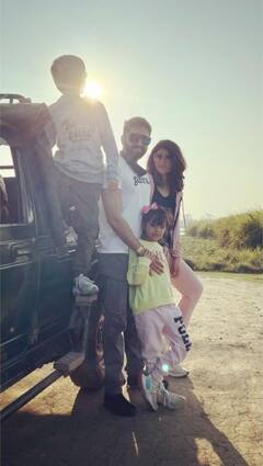 সপরিবারে কাজিরাঙায় জঙ্গল সাফারি করছেন আয়ুষ্মান খুরানা