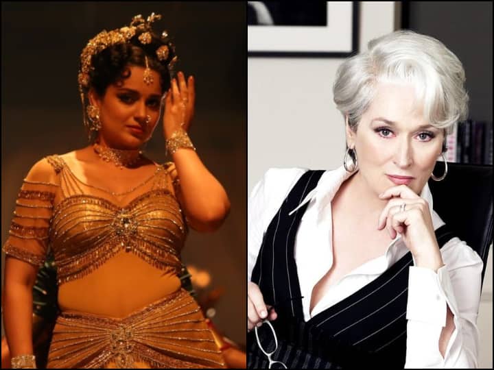 Kangana Ranaut Compares Herself With Meryl Streep Gal Gadot, Twitterati REACT As She Shares PICS Of Her Transformation For Dhaakad, Thalaivi Kangana Ranaut Compares Herself To Meryl Streep; Responds To Twitter User Who Says 'She Is Nowhere Close' To 3-Time Oscar Winner