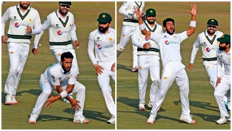 BOOM! Hassan Ali’s Celebration Is The Talk Of The Town On Twitter After Crucial 10 Wickets In Pak Victory BOOM! Hassan Ali’s Celebration Is The Talk Of The Town On Twitter After Crucial 10 Wickets In Pak Victory