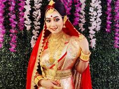 Rudra Promita Photos: সেটেই আইবুড়োভাত, 'জীবনসাথী' হওয়ার পথে আরও এক পা