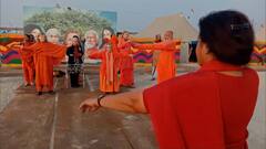 Prayagraj Magh Mela 2021: Foreigners love the experience of meditation and yoga