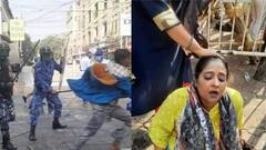 ধর্মতলায় বাম-পুলিশ সংঘর্ষ, কোচবিহার-ঠাকুরনগরে অমিত শাহ