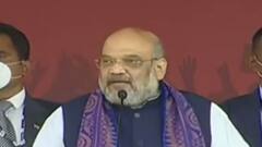 Amit Shah chants Jai Shri Ram in West Bengal's Cooch Behar, attendees follow suit